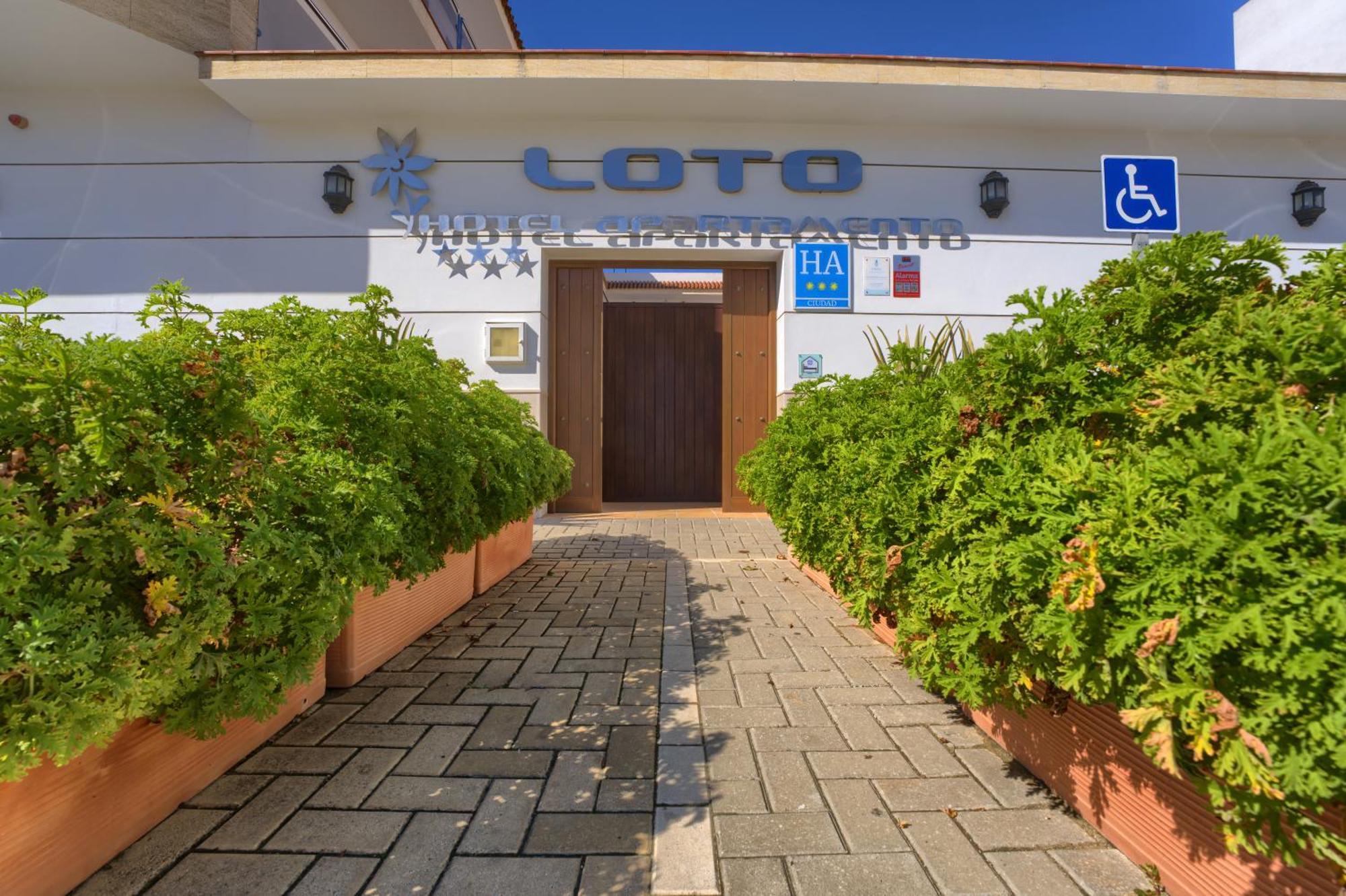 Hotel Apartamentos Loto Conil Conil De La Frontera Eksteriør bilde