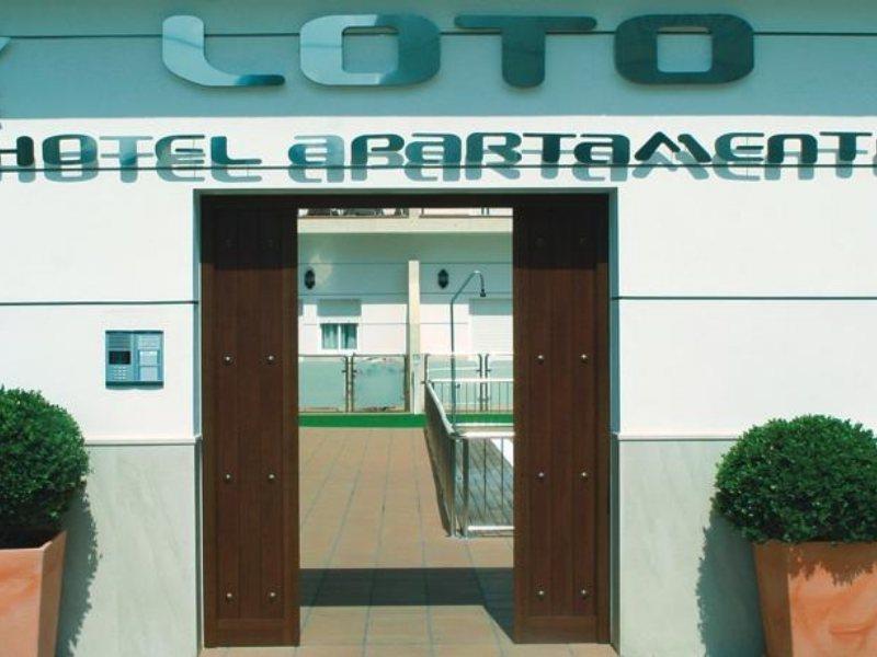 Hotel Apartamentos Loto Conil Conil De La Frontera Eksteriør bilde